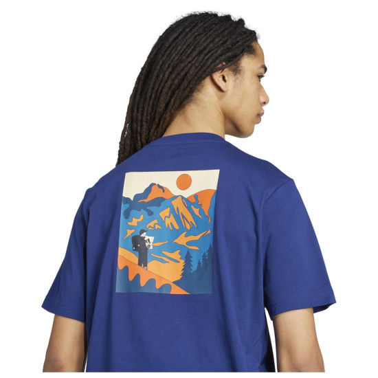 Adidas Ανδρική κοντομάνικη μπλούζα Doodle Hunt Hike Graphic Tee Adidas Ανδρική κοντομάνικη μπλούζα Doodle Hunt Hike Graphic Tee